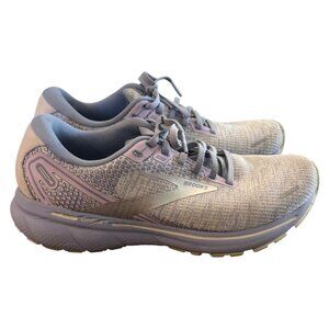 Brooks Ghost 14 Womens Running Shoes Size 9 Medium Gray Lavender Lightweight